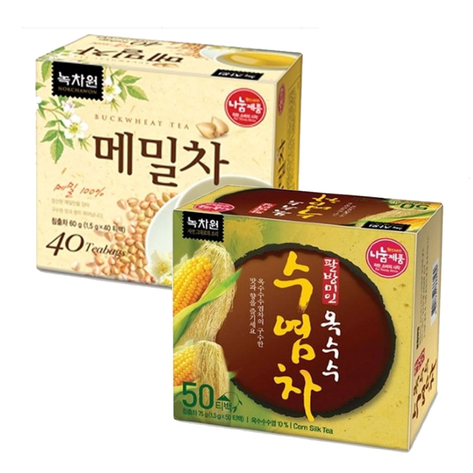 Korea Nokchawon Corn Silk Tea + Buckwheat T 90 T bag