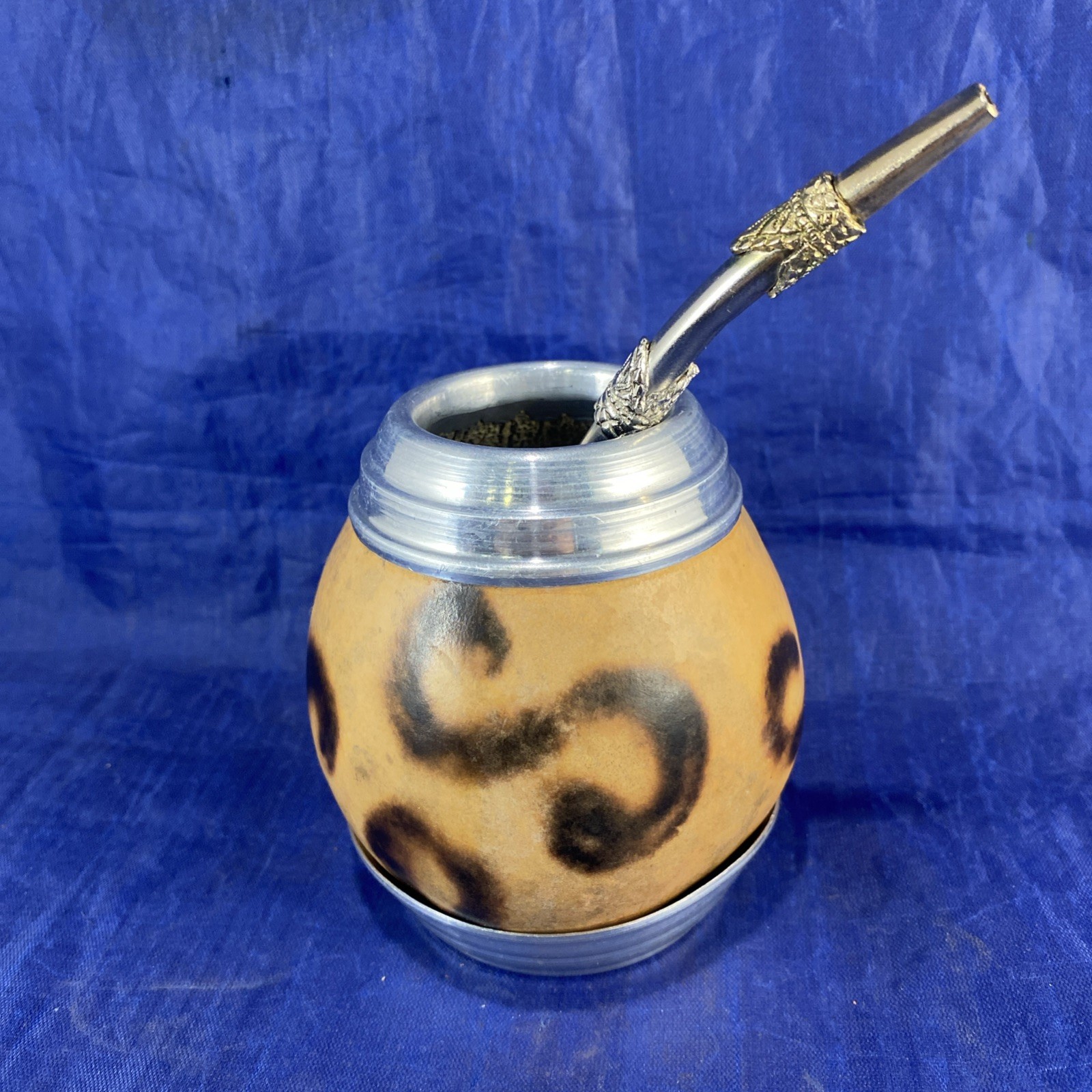 MATE & BOMBILLA ARGENTINA Mate Calabaza Gourd Cup And Stirrer