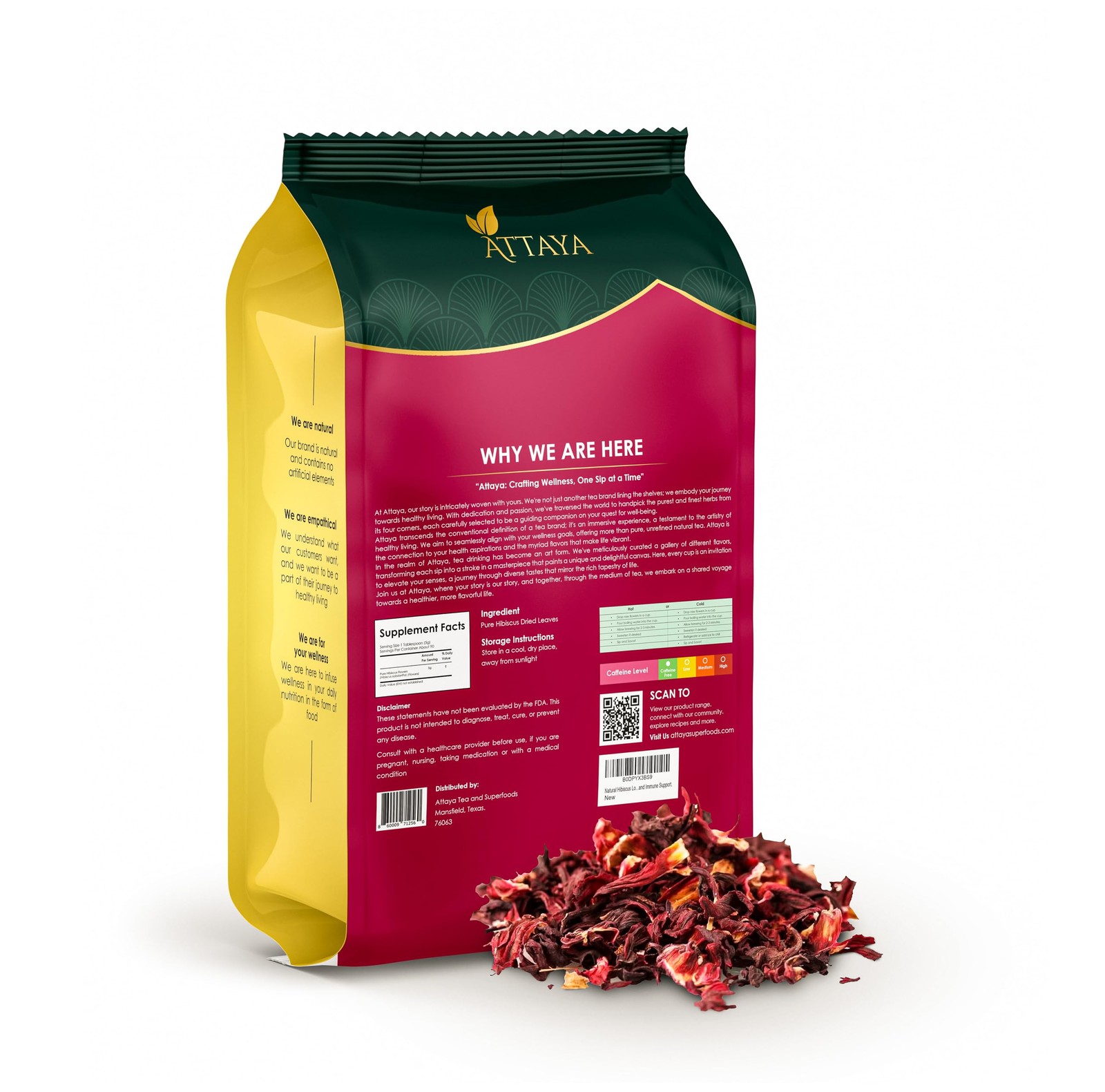 Hibiscus Loose Flowers | Flor de Jamaica | 16oz Flores sueltas de hibisco