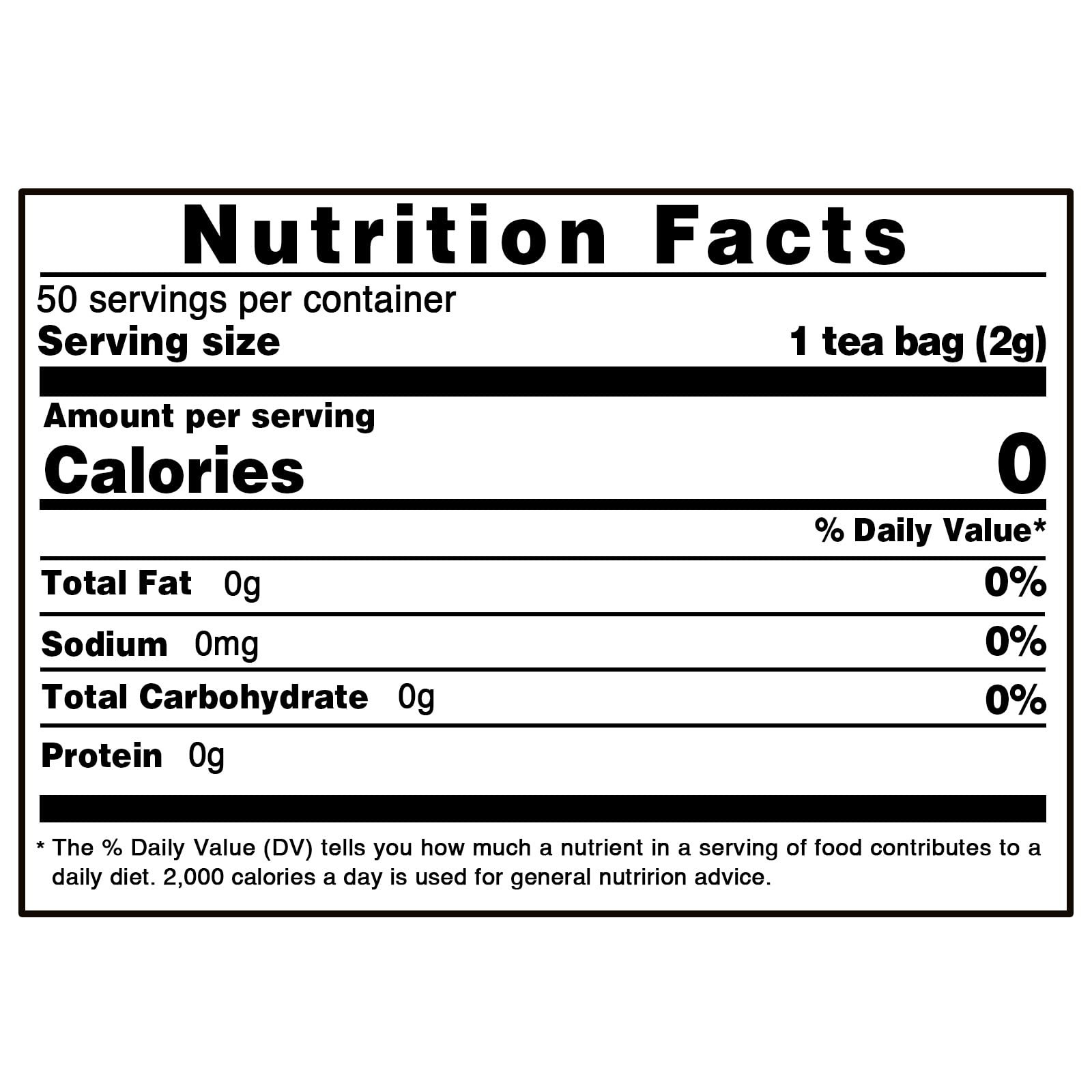 Bitter Melon Tea Bags – 50 Count – 100 Pure Herbal Tea – Caffeine-Free, Non-GMO