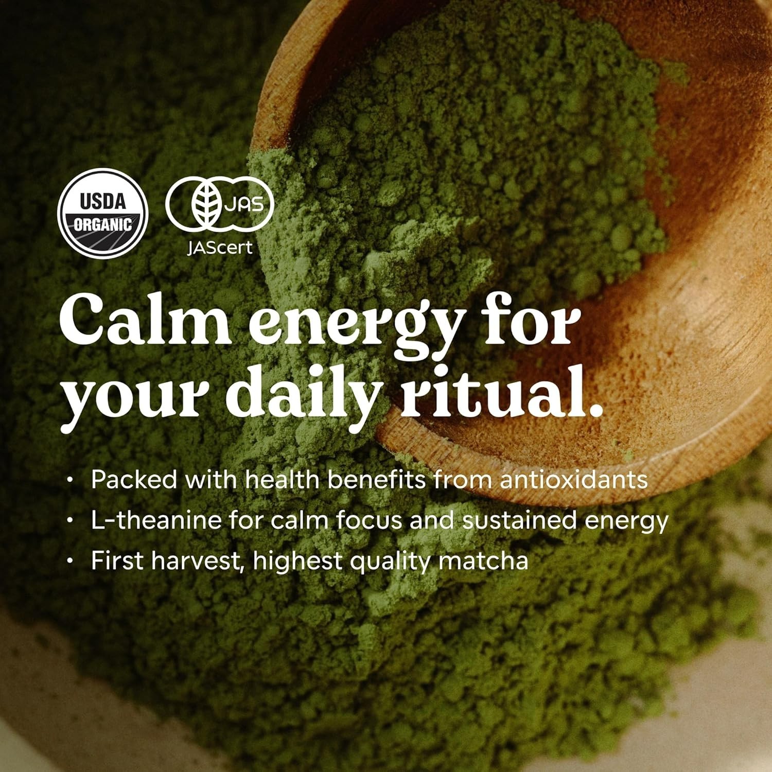 Chamberlain Coffee Ceremonial Matcha Green Tea Powder, First Harvest – 1.06 oz