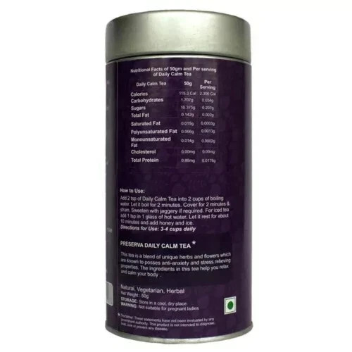 Preserva Wellness Daily Calm Tea 100g