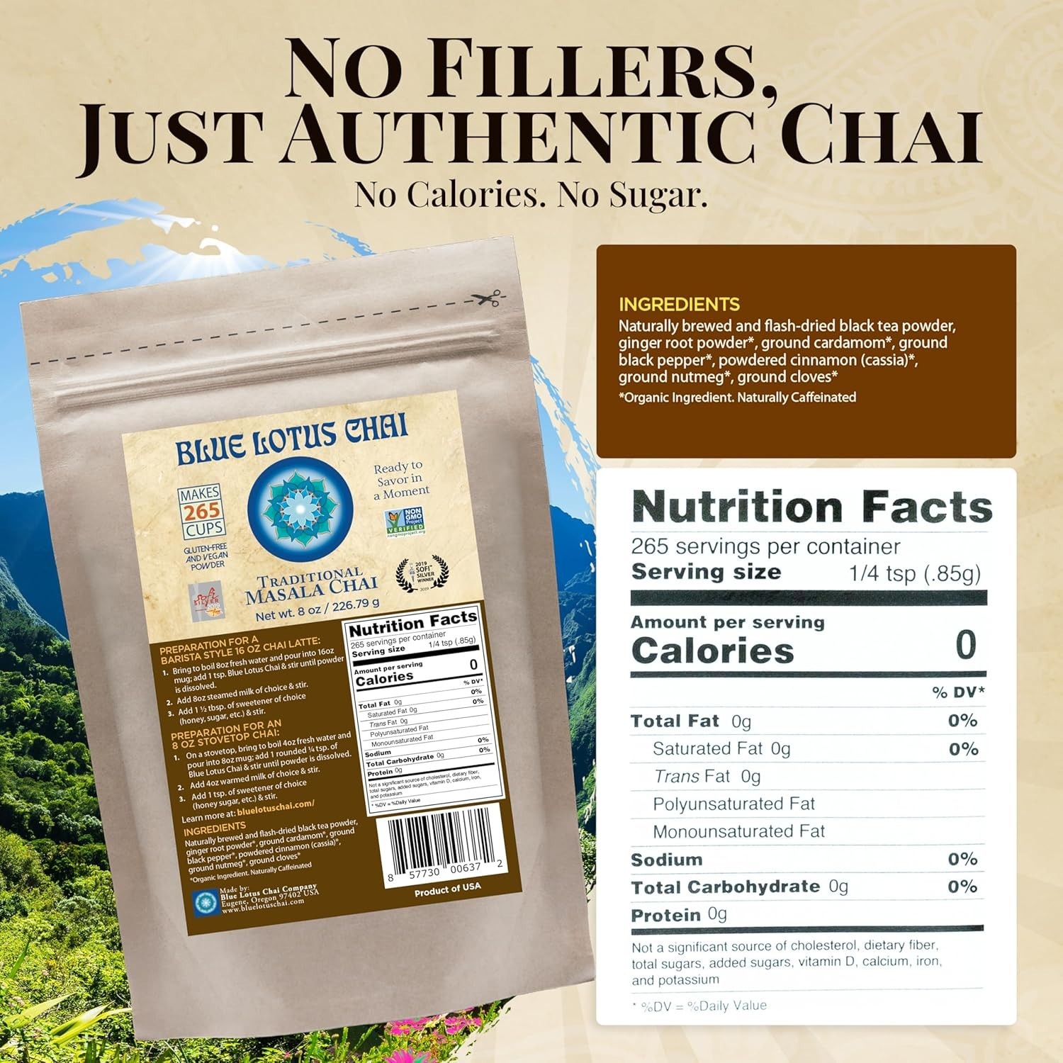 Organic Traditional Masala Chai – Just Add Hot Water for Instant Enjoyment