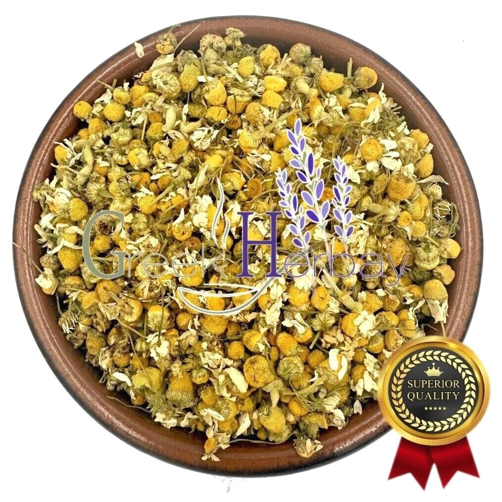 100% Pure Chamomile Dried Flowers Loose Herbal Tea 20g-4.9kg Matricaria Recutita