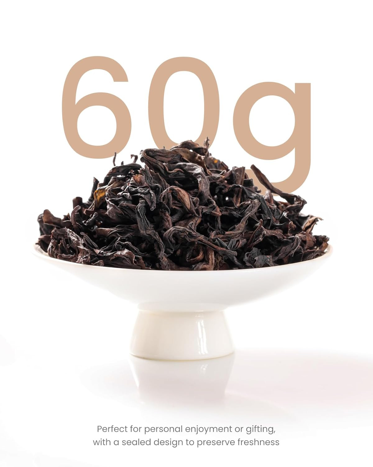 Premium Oolong Tea Loose Leaf, High Mountain, 2.11 Ounce 60G, Tin Canister