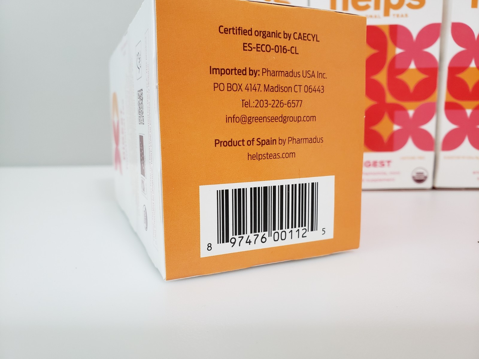 4 Boxes (16 in each) Helps Functional Teas Digest Anise Chamomile Mint Leaves
