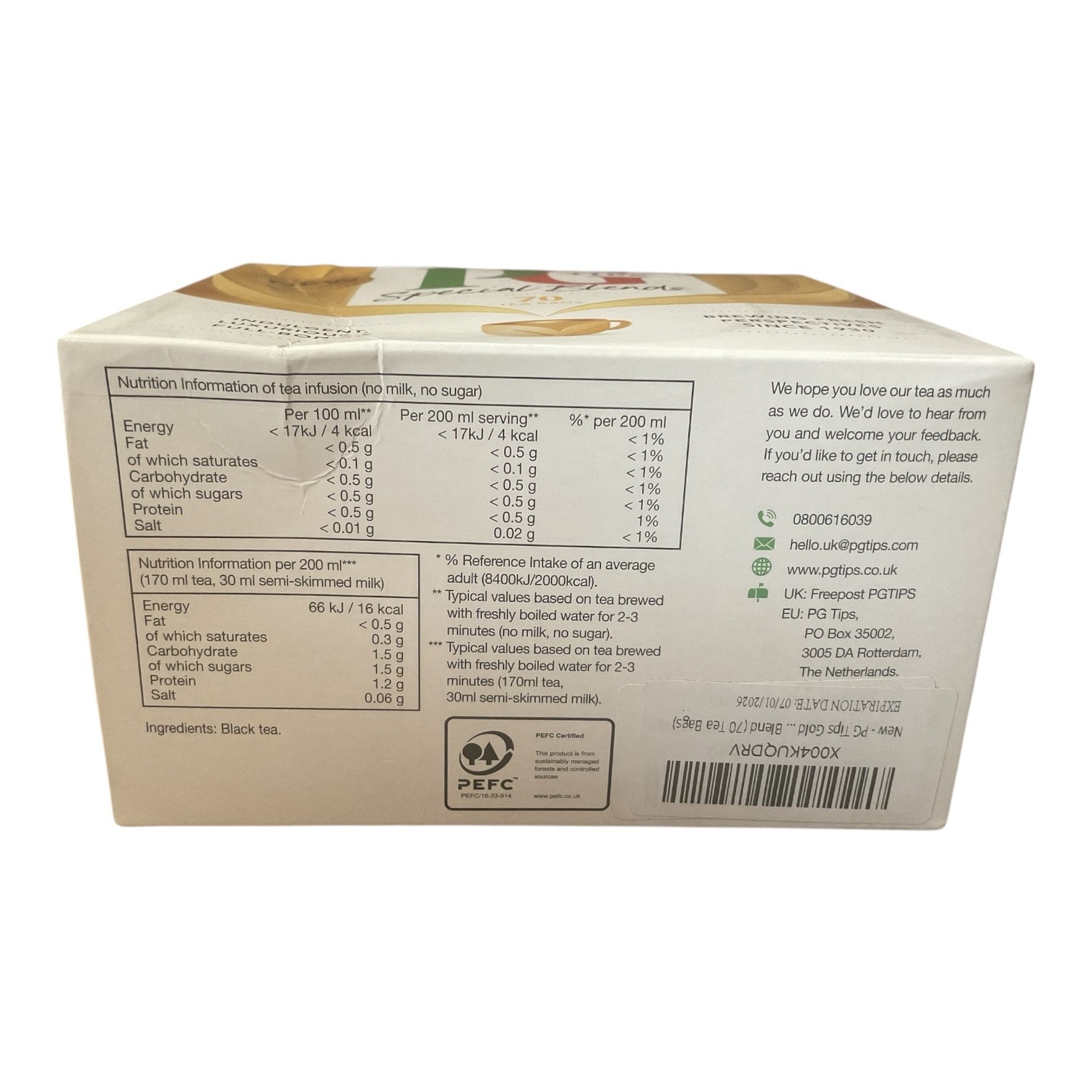 PG Tips Gold Best Tasting Blend (70 Tea Bags) 70 Count (Pack of 1)