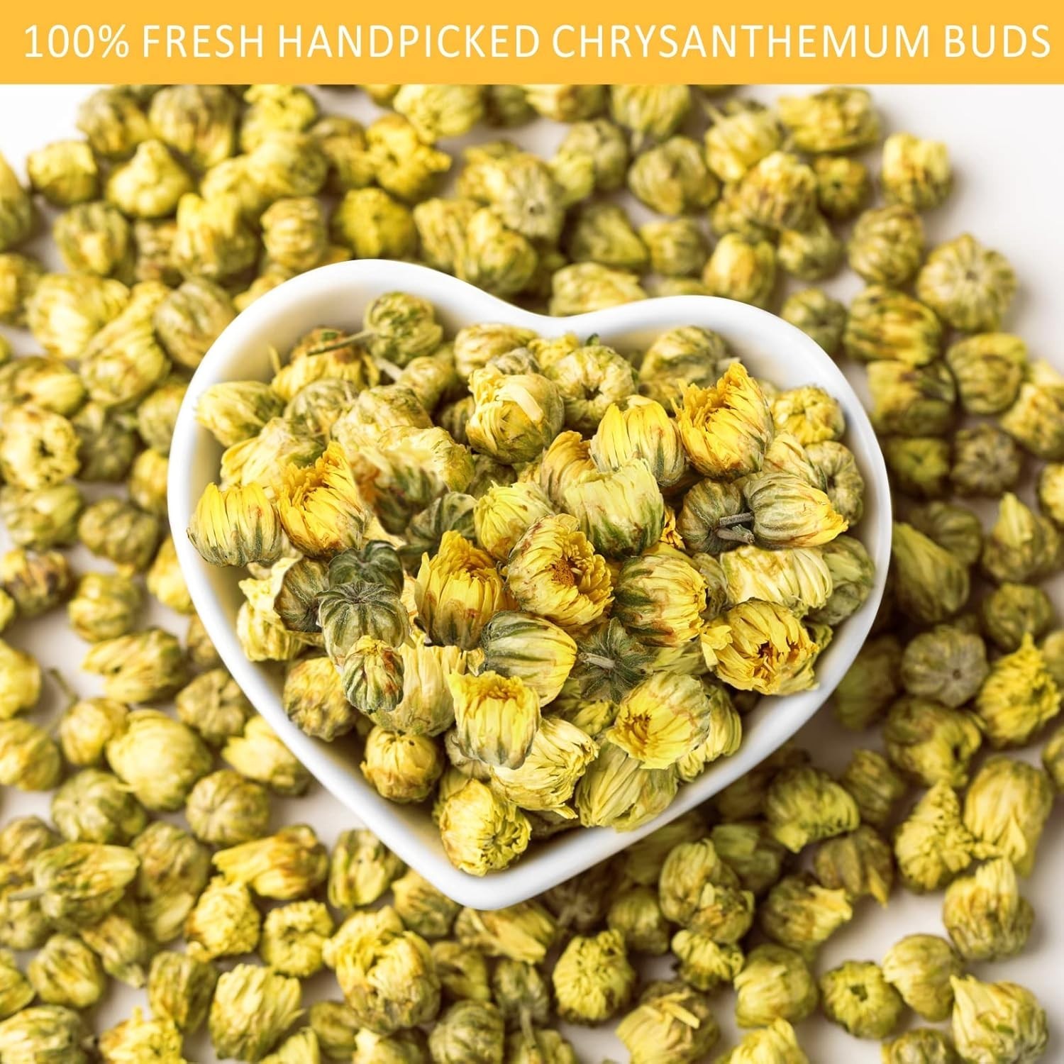 1.4oz Edible Dried Chrysanthemum Flowers – Natural Sweet Herbal Tea Gift