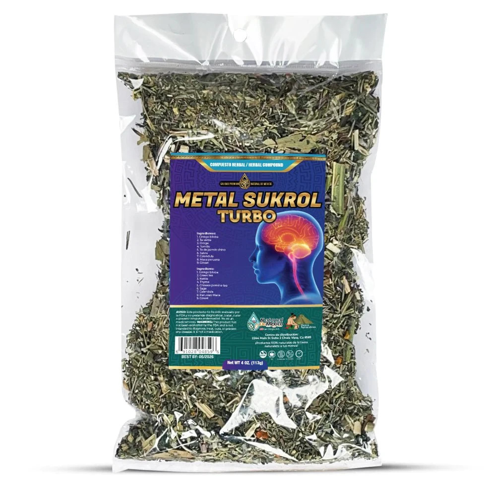 Metal Sukrol Compuesto Te Herbal 4 oz. Metal Sukrol Tea 4 Oz. Natural de Mexico