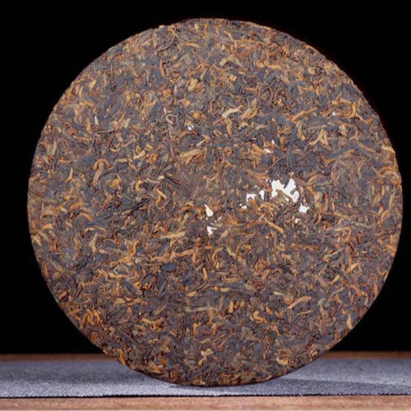 357g Yunnan Menghai Qizi Cake Tea 2020 Royal Court Tea Pu’er Tea Ripe Tea Cake