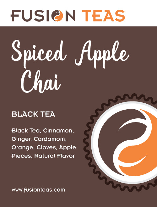 Spiced Apple Chai Black Tea – Premium Loose Leaf – Fusion Teas