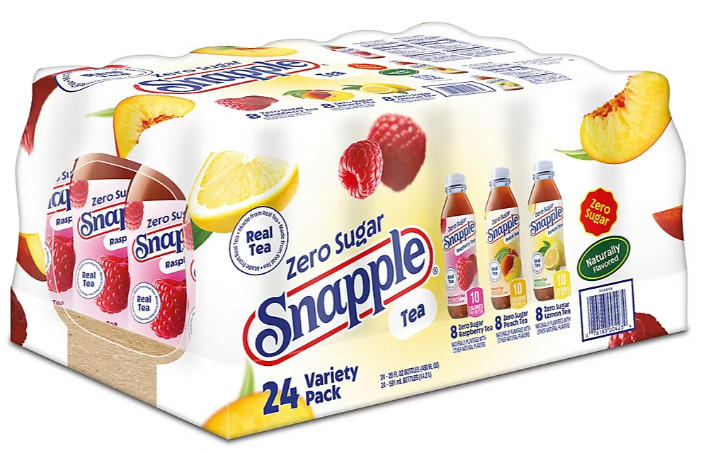 Diet Snapple Ice Tea Variety Pack, 72 pk./20 fl. oz. (No Ship to CA)