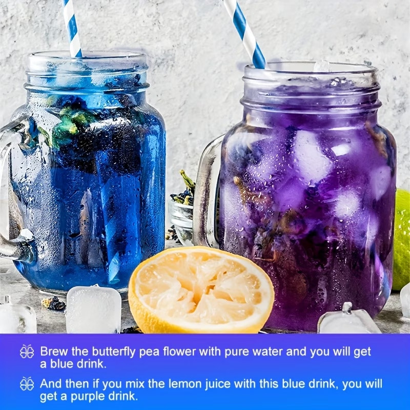 Nature High-grade Butterfly Pea Flower Tea, Rich In Vitamin A, C, E Vegan