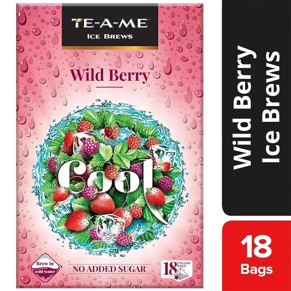 TE-A-ME Wild Berry Ice Tea – 18 Tea Bags 54G