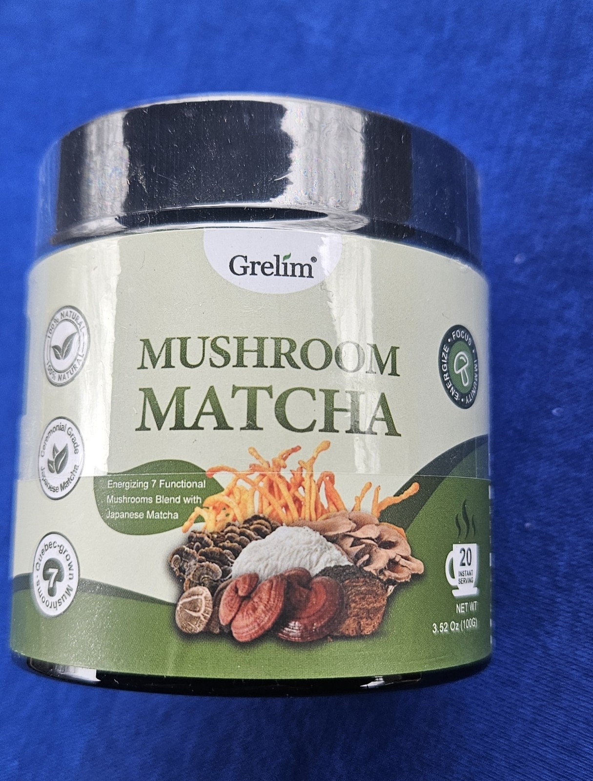 Grelim Mushroom Matcha Tea Powder