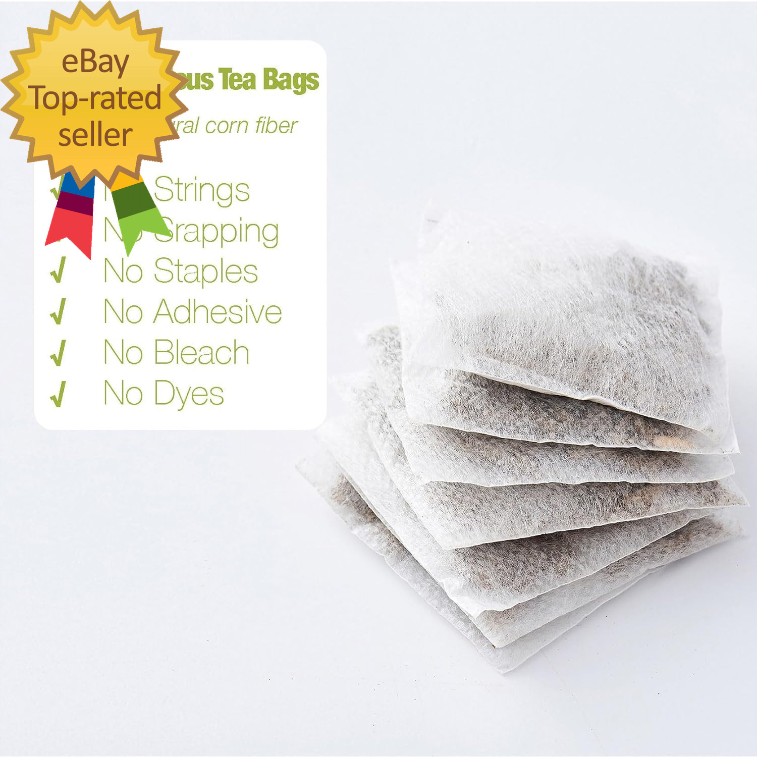 50 Bags Roasted Dandelion Root Tea Bags 2.5/Bags Natural Dried Dandelion Root