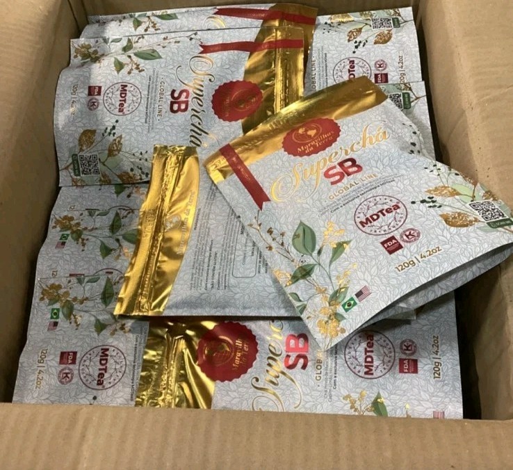 Maravilhas da Terra Superchá SB Herbal Loose Leaf Tea 120g Detoxifying