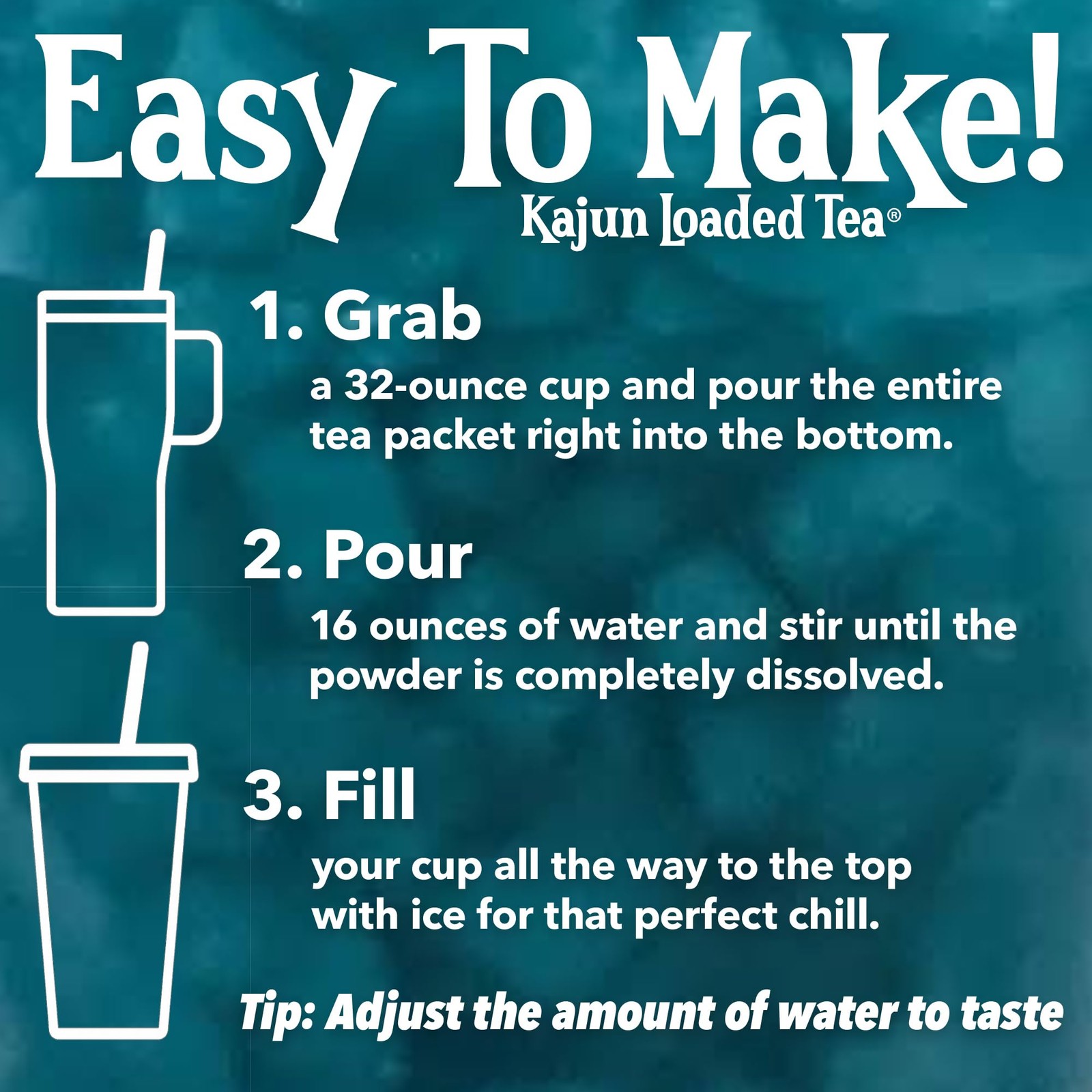 Kajun Loaded Tea Packets – Cotton Candy | + Blue 5-Pack
