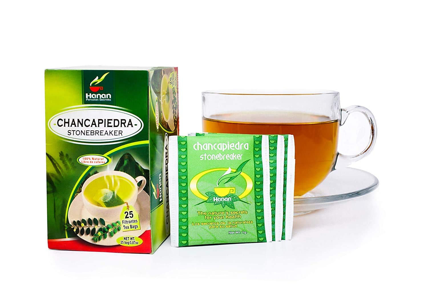 Stone Breaker Chanca Piedra Herbal Tea – 100% Naural from Peru (2X 25 Tea Bags P