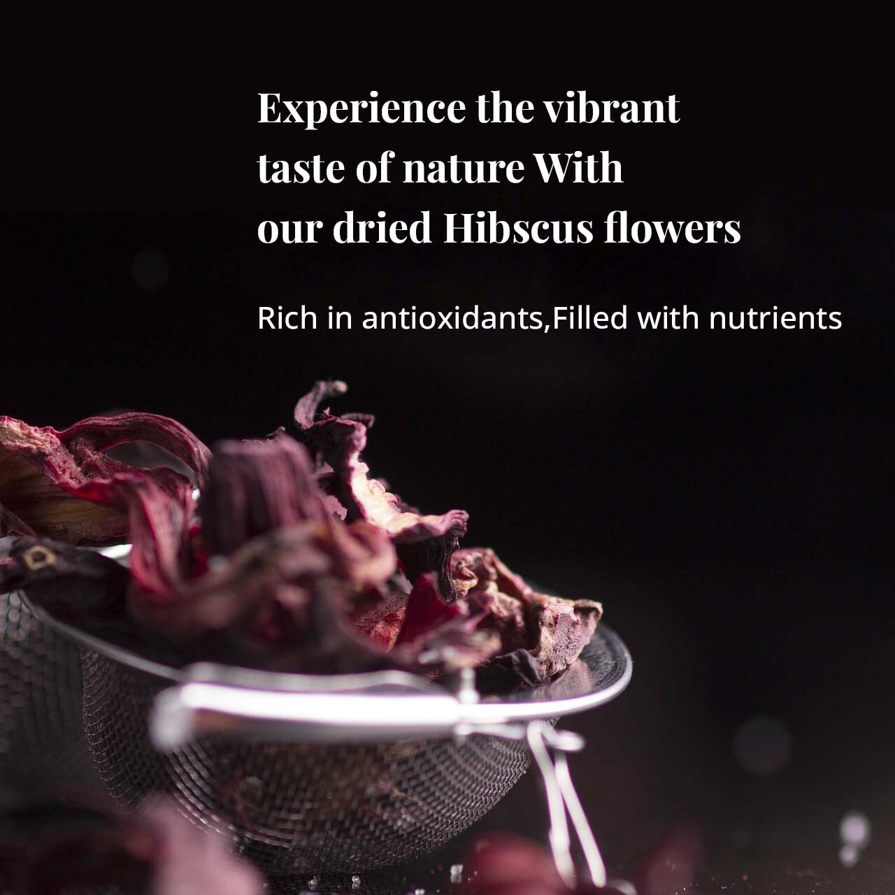 Organic Dried Hibiscus Flower, Hibiscus Flower Tea, Flor de Jamaica 2.6 Oz