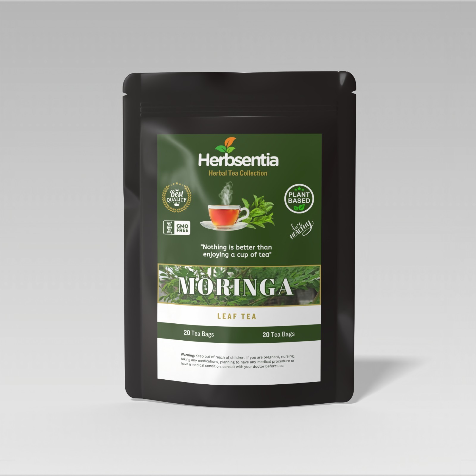 Organic Moringa Tea – 20 Bags