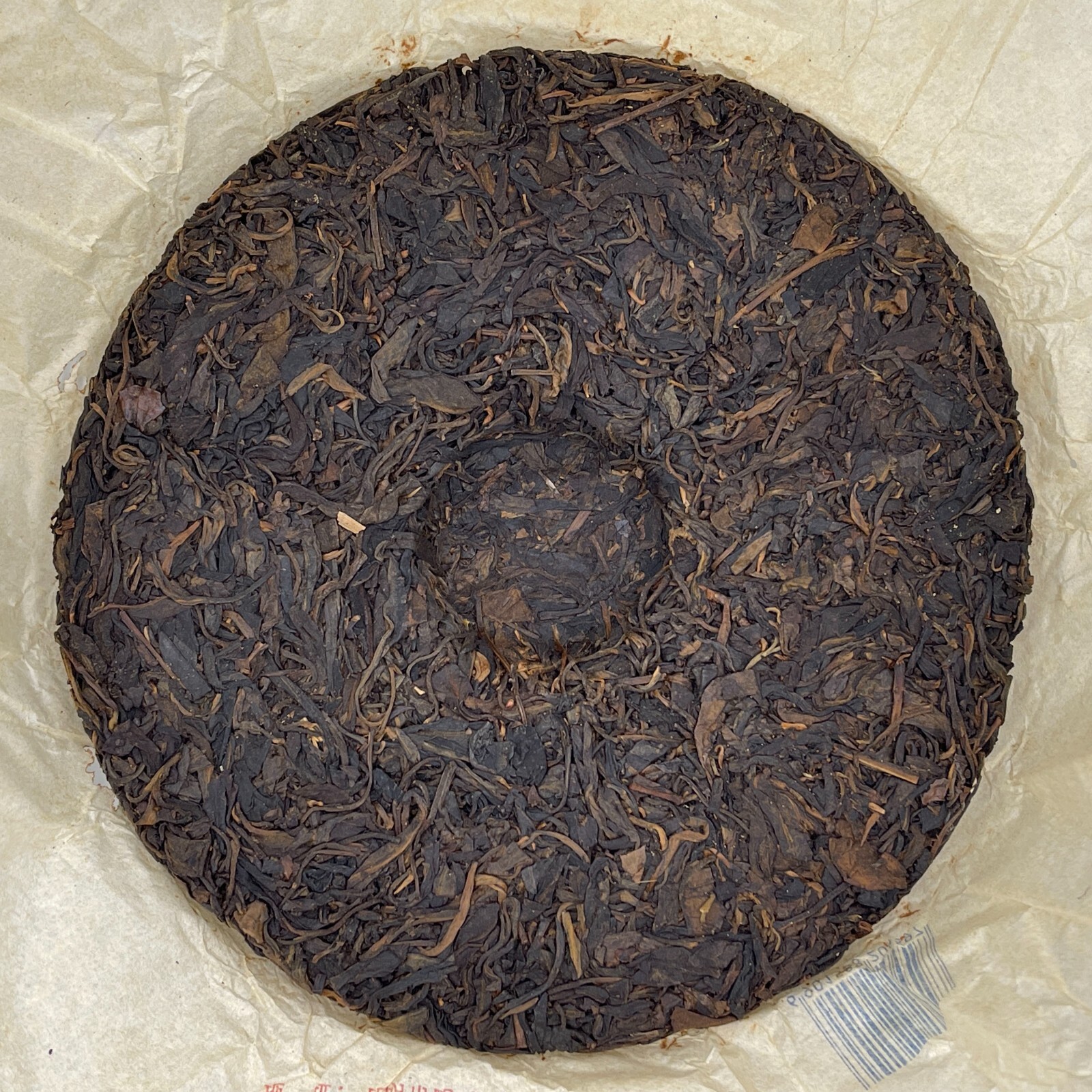 Pu-erh tea,2007,訂製茶Custom Tea,大樹圓茶big tree round tea,357g,Raw