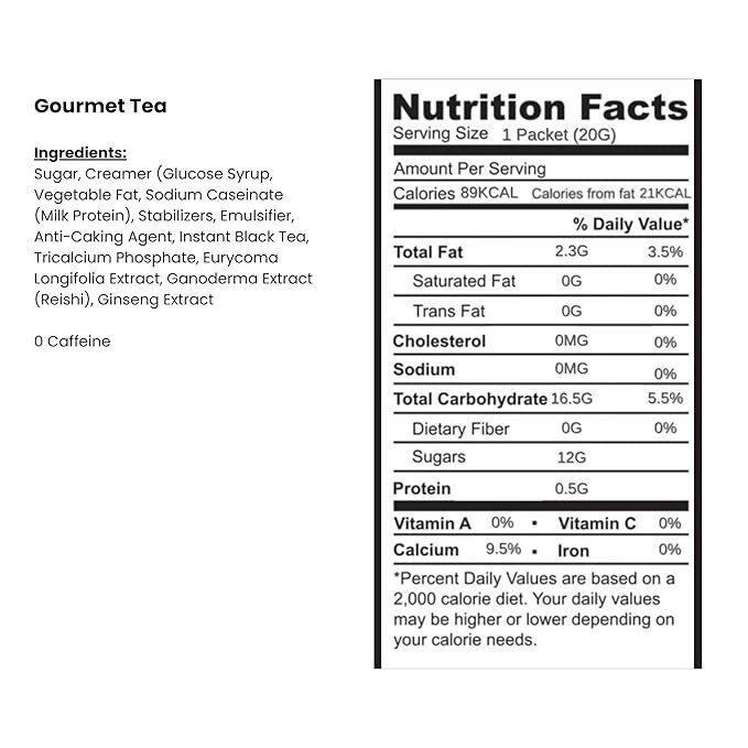 Gourmet Therapeutic Tea (Tea Flavor) 20 Sachets