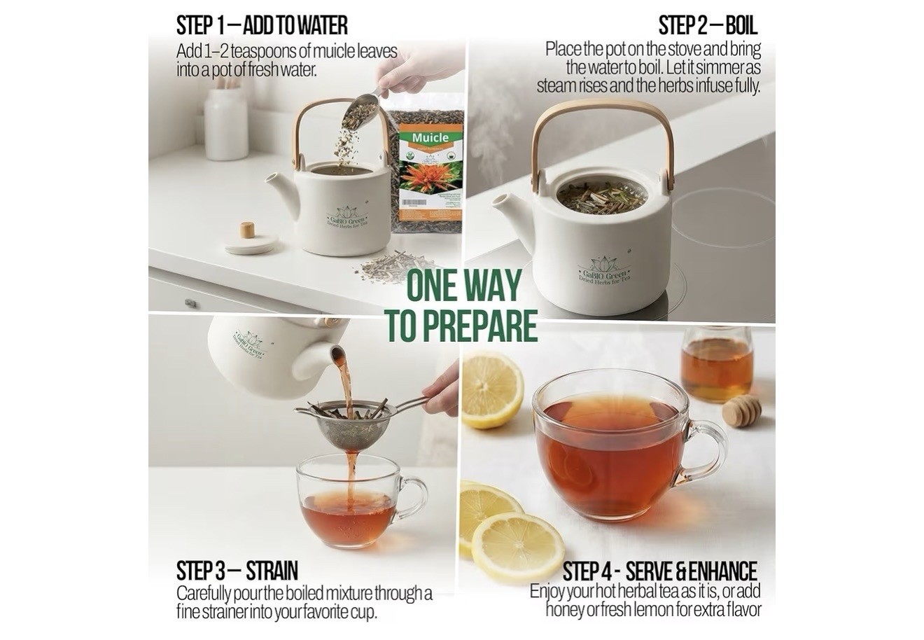 Muicle Mexican Honeysuckle 4.1 oz Herbal Tea 100% Natural Herbs (T-56)