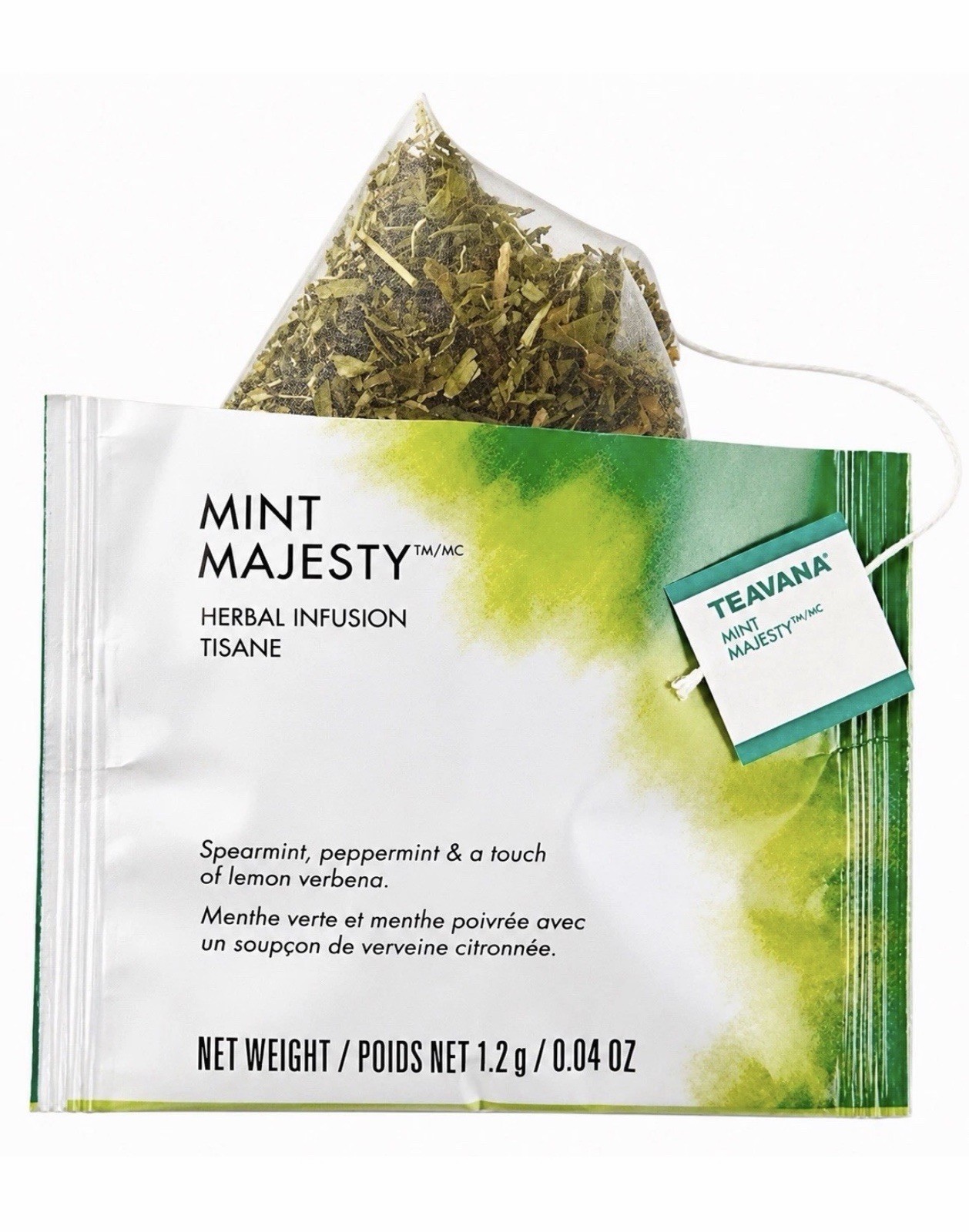 Starbucks Teavana Tea Mint Majesty , Pack Of 25 Sachets Exp 2028