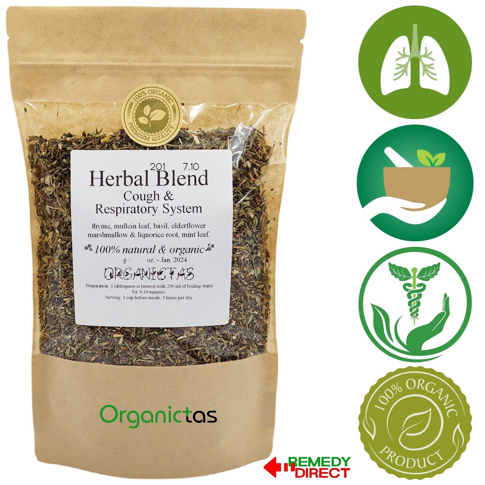 Herbal Tea for Chest Congestion – Lung Cleansing Breathing Mucus Phlegm Detox