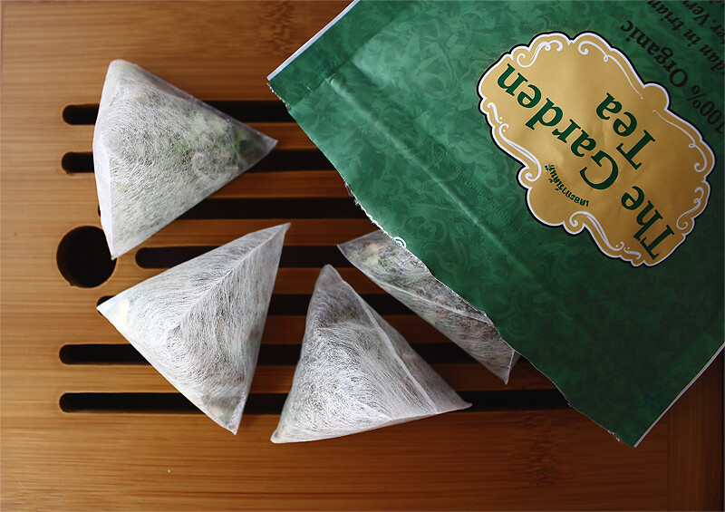 Organic Non Caffeine Herbal Tea Set Butterfly Pea Rosella Pandan Triangle Bag