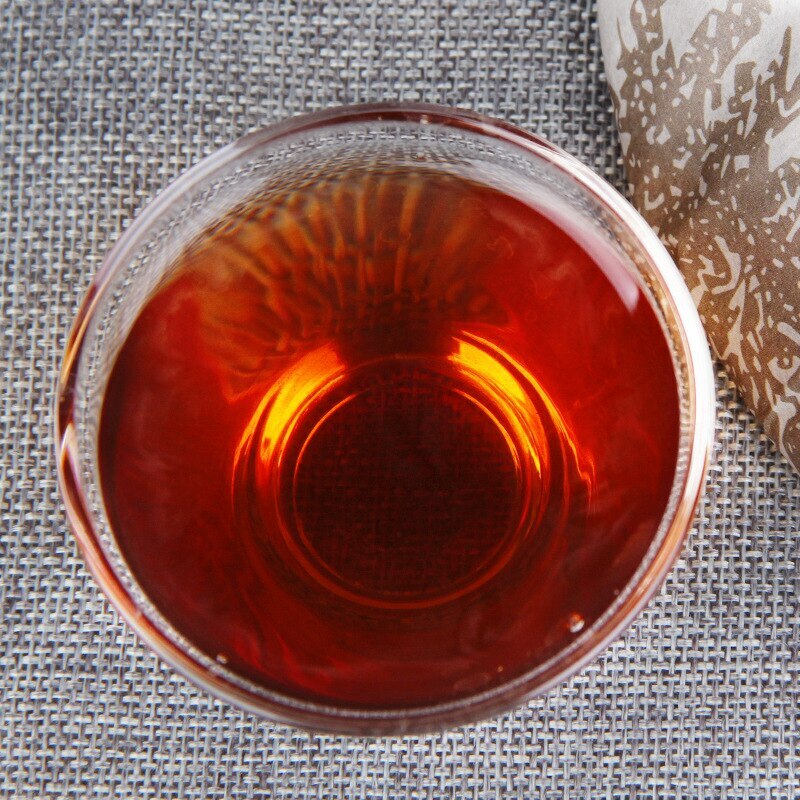 Natural tea 357g Ripe Puerh and Sent Randomly Yiwu Old Tree Shu Puer Qizi Cake