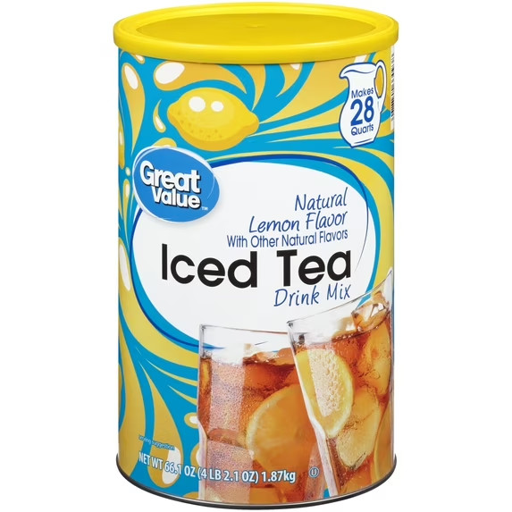 Natural Lemon Flavor Iced Tea Drink Mix, 66.1 Oz…,