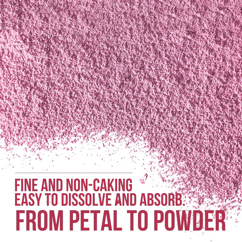Finely Ground Rose Petal Powder Suitable Herbal Tea Latte Baking & Desserts