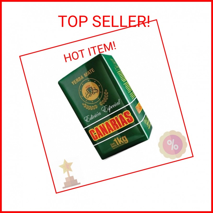 Canarias Special Edition Yerba Mate – 1kg | Fine Cut, No Stems | Strong & Bold F