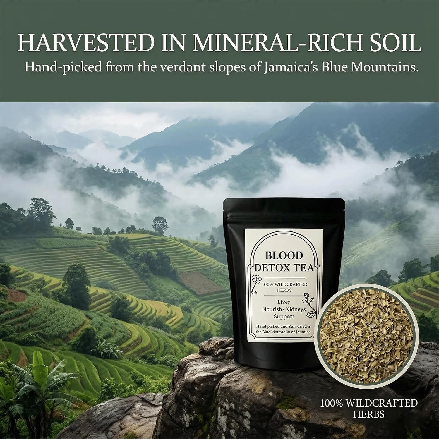 Blood Detox Tea Jamaica, Blood Detox Tea From Jamaica With Lotus Flower Flagweed