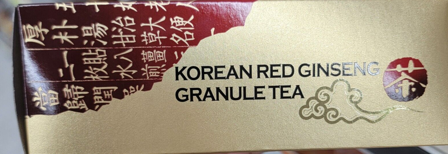 Korean Red Ginseng Granule Tea – 50 Tea bags, Authentic Exportation tea korean.