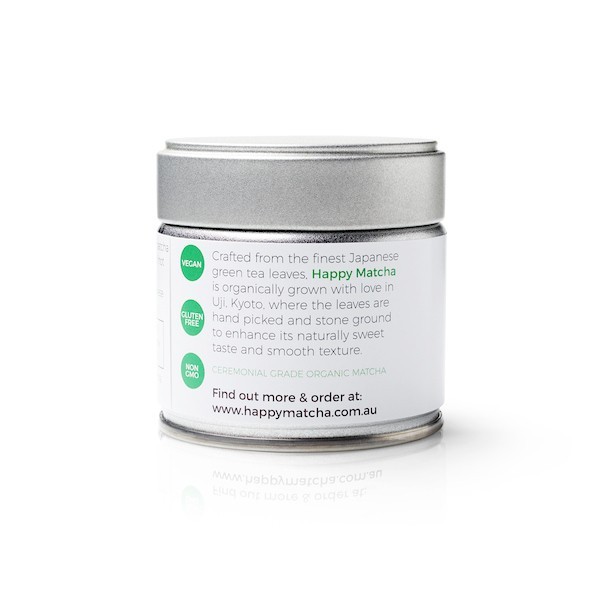 Japanese Uji Matcha – Ceremonial Grade – Certified Organic – 30g Tin