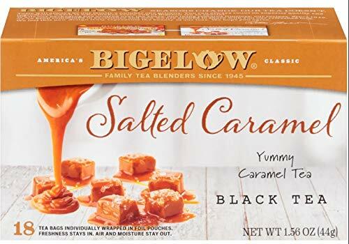Lot 2 NIB Bigelow Salted Caramel Black Tea 36 Bag Brew Instant Halloween Holiday