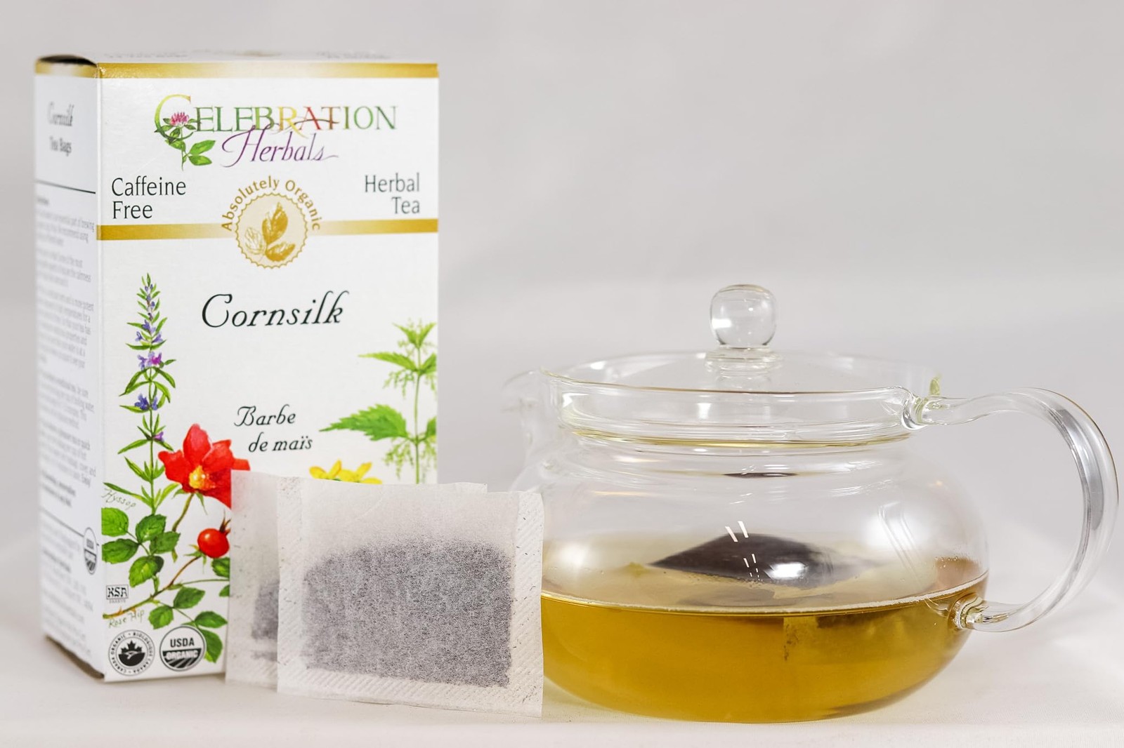 Celebration Herbals Organic Cornsilk Tea Caffeine 24 Count (Pack of 1), Green