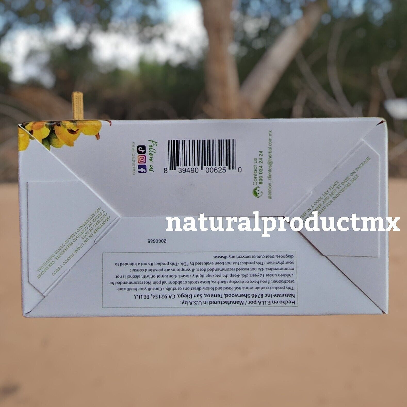 Tea Herbal Laxative Tea ✅ Detox Caffeine Free 25 Tea bags by Therbal