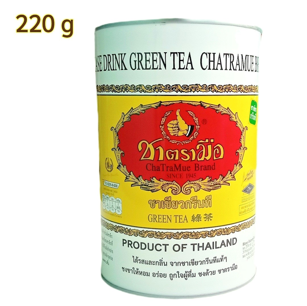 ChaTraMue Green Tea Powder Tin Can, No Artificial Colors 7.76 oz (220 g)【US DDP】