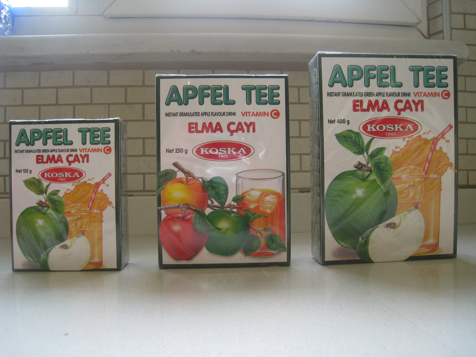 Turkish Traditional Apple Tea Instant Granulated from Koska Apfel Tea Elma Cay
