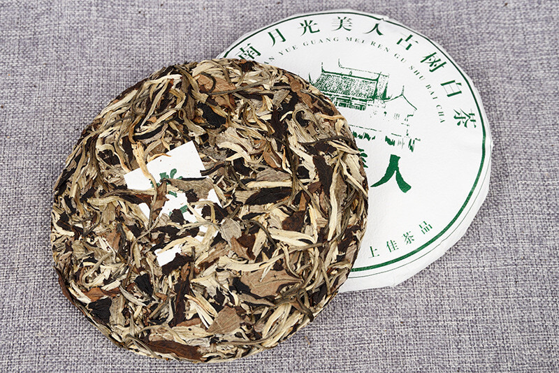 Yunnan White Tea Old Tree Moonlight Mei Ren Natural Healthy 357g Cake
