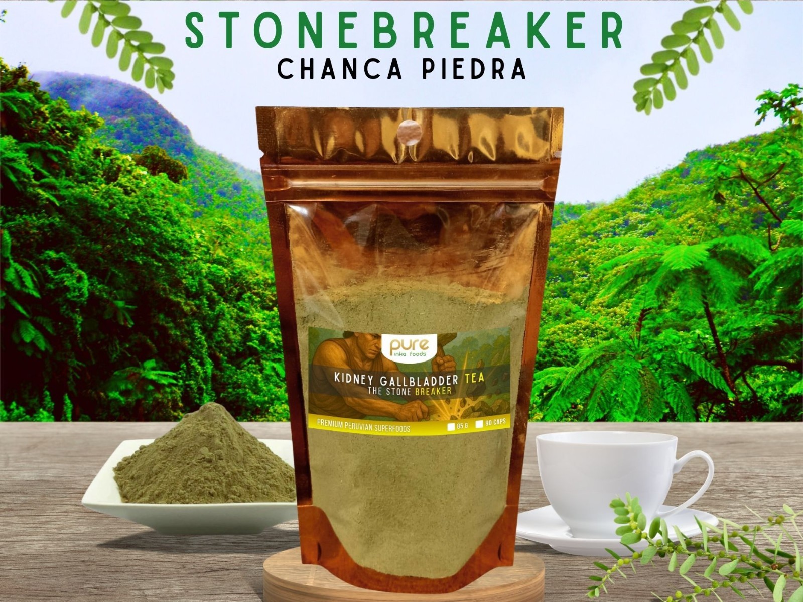 Chanca Piedra / Stonebreaker / Kidney Gallbladder Tea – 85g & 907g Packs