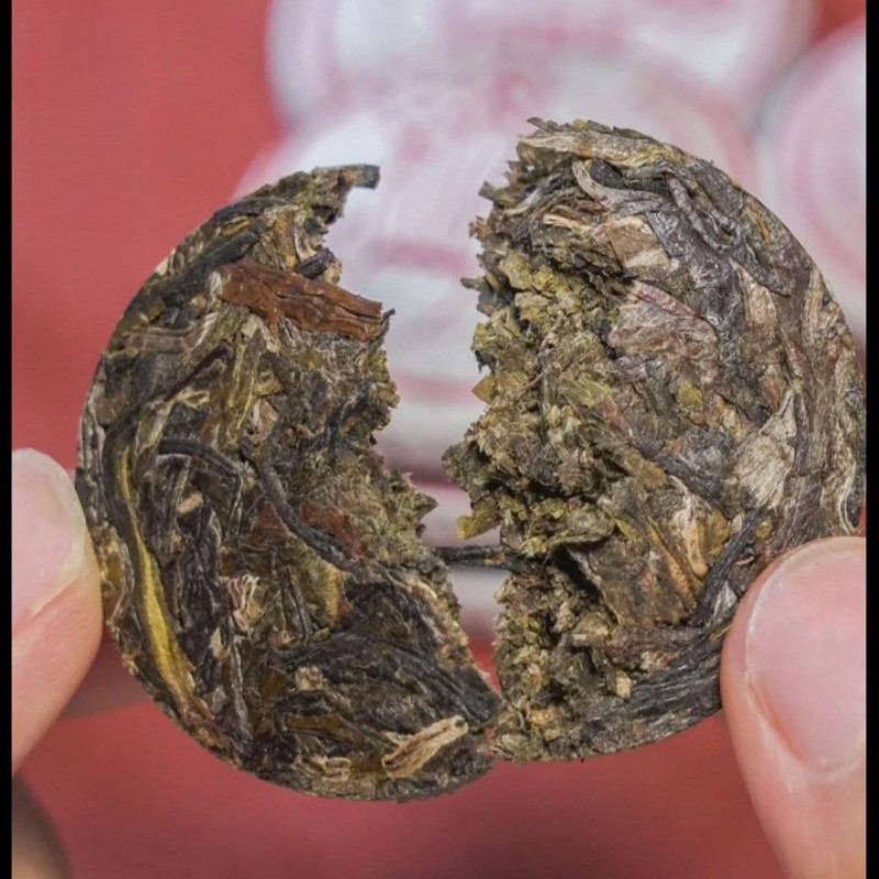500g Premium Yiwu Round Tea Ancient Tree 2023 Pu’er Tea Bulk Tea Raw Tea Cake