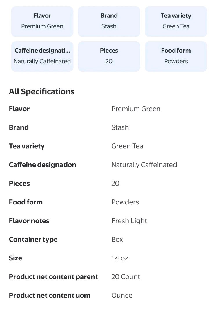 Two New/Slightly Damaged Boxes Stash Tea Premium Green Tea, 20 count Packs-09/28