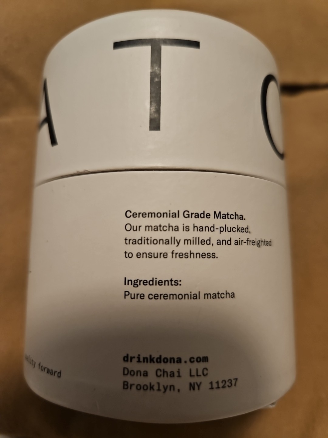 DONA First Flush Ceremonial Grade Matcha Powder 1.1 oz Stone-Milled Japanese