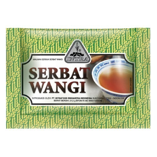 Intrafood Indonesia Ginger Spice Tea Serbat Wangi (21.5g x 10sachets) Pack of 1