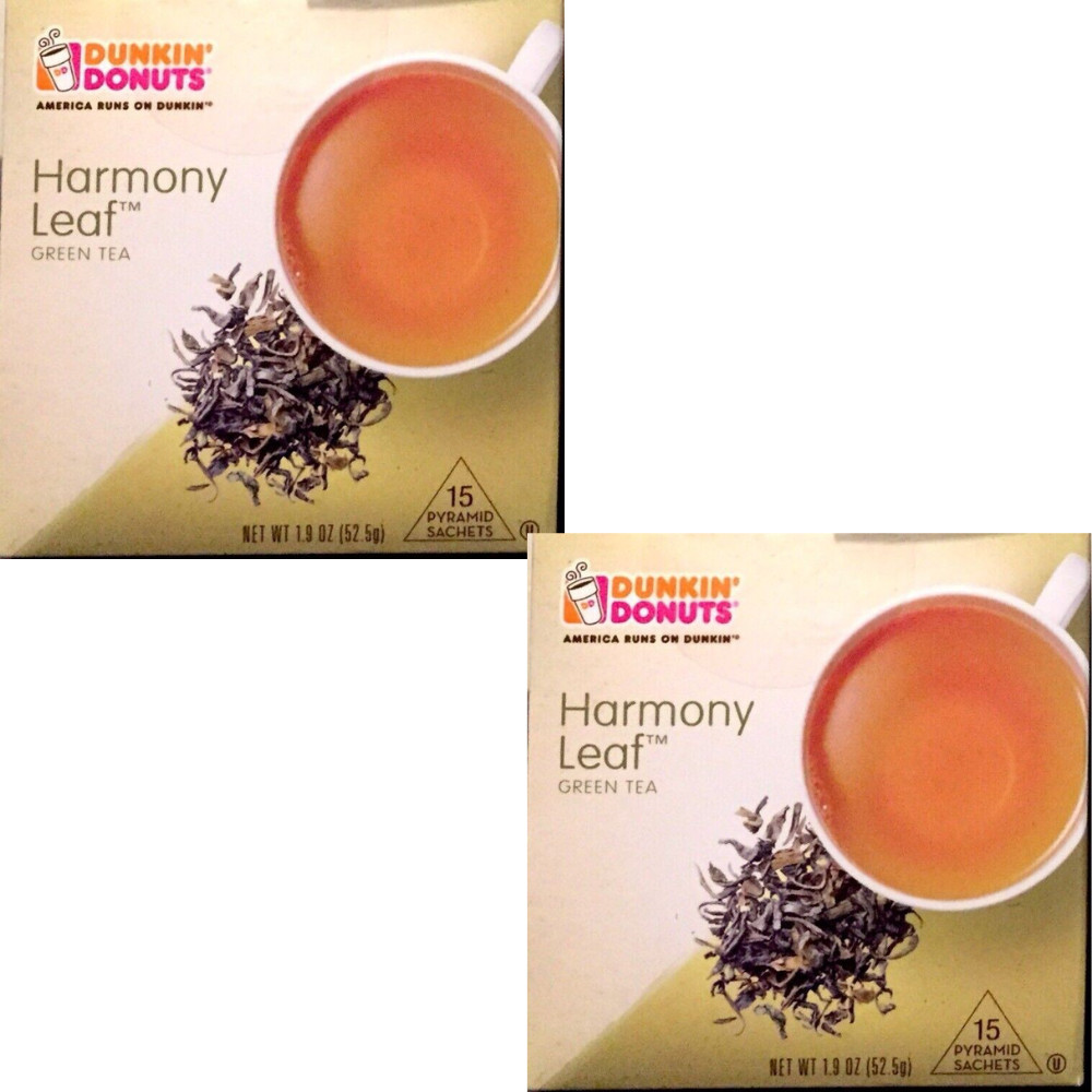 Dunkin Donuts Harmony Leaf Green Tea 30 Bags